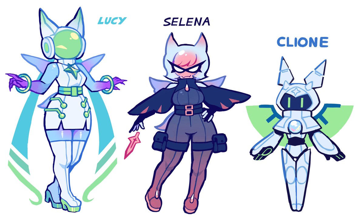 New character designs