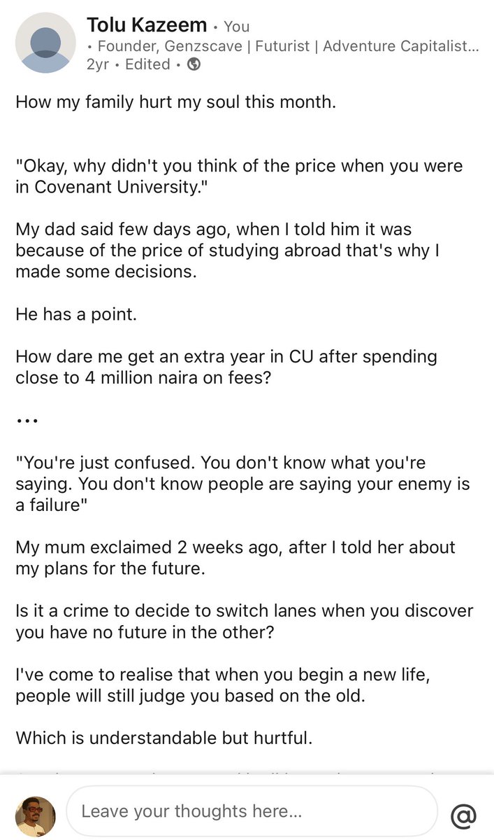 storyhunterkaz's tweet photo. Never Overstay Your Welcome. 

in April 2024, i left EVERYTHING to lock into web3.

but i got too attached to wins in thread contests that losses started getting a hold of me. until i began to see how @genzscave would evolve from a linkedin newsletter to a global brand. 

A 🧵.. https://t.co/YdmQuHxYC6
