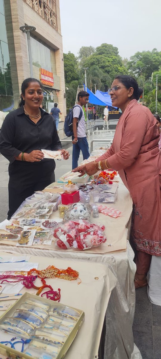 cmmunorthwest's tweet photo. "Empowering women, DJAY(S)NULM at a time! 🌟 With the support of District Administration North West,our SHG stalls at various malls saw great sales & enthusiasm!
@SULM_Delhi @dmnorthwest #SHG #rakshabandhan #DistrictAdmin" https://t.co/Rh4riY0MFC