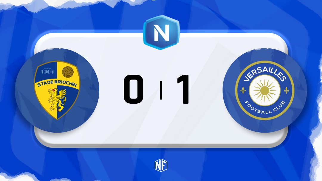 LE PREMIER BUT DE LA SAISON, IL EST POUR LE FC VERSAILLES FACE À SAINT-BRIEUC ! 💙🤍

#SBFCV 0-1