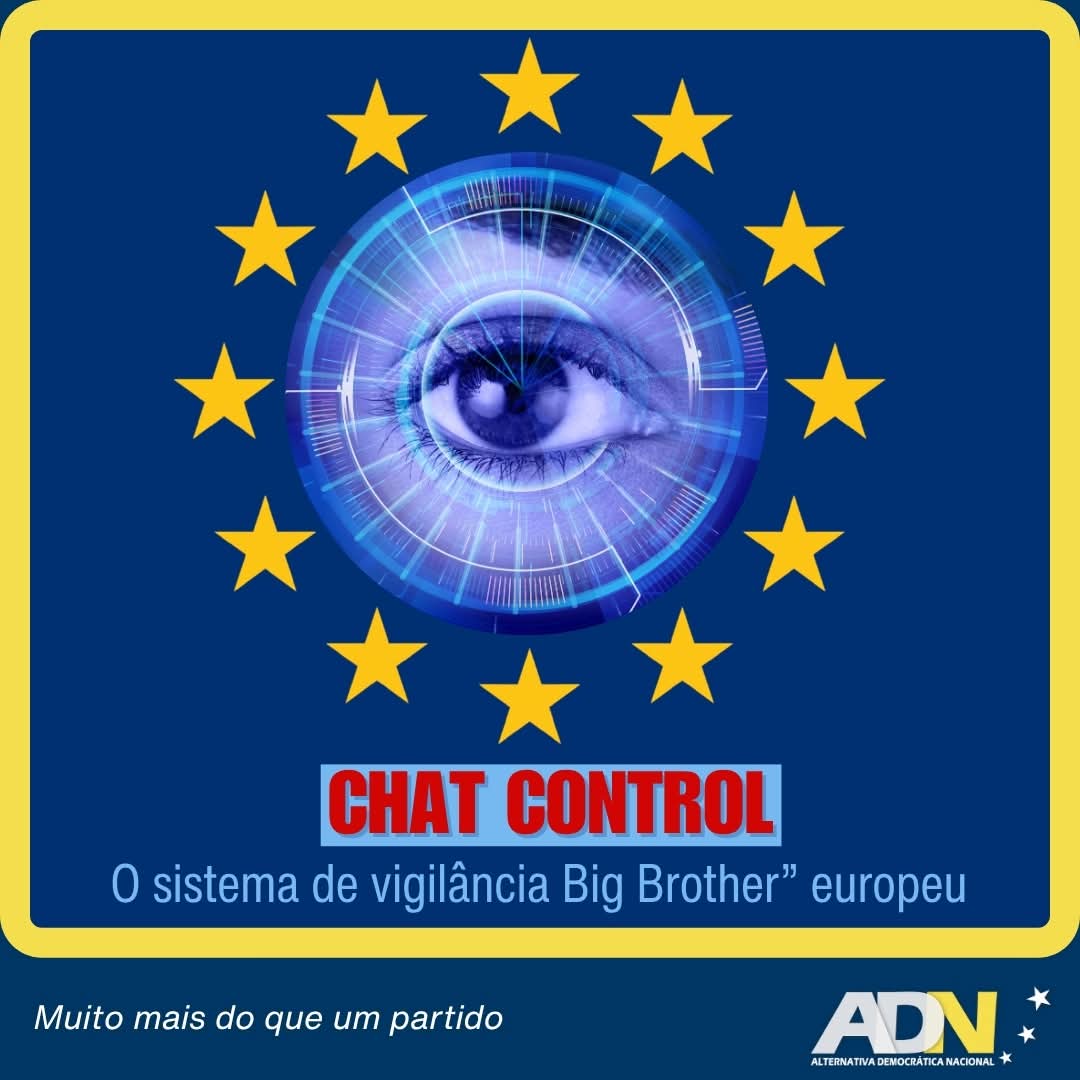 ADN_Portugal's tweet photo. ⚠️ Outros partidos estão a acordar… O ADN sempre esteve atento! ⚠️

Finalmente, vemos outros partidos a despertar para os perigos reais de entregar demasiado poder à União Europeia — especialmente às elites não eleitas, que eles até apoiaram, que querem impor o Regulamento Digital Services Act (DSA), e agora, no próximo dia 14 de Outubro, aprovar o Chat Control, que é um sistema de vigilância em massa que permitirá às autoridades europeias ler todas as tuas mensagens privadas, ouvir as suas chamadas e analisar as tuas fotos — mesmo sem qualquer suspeita de crime.

O ADN tem sido a voz firme contra esta vigilância em massa e a favor da verdadeira protecção da privacidade dos cidadãos.

Chamam-lhe “segurança”. Nós chamamos-lhe censura, vigilância e abuso de poder.

Com esta lei, a sua intimidade desaparece. As tuas conversas privadas deixam de ser tuas. O Estado e empresas tecnológicas terão uma janela aberta para dentro da tua vida — um “Big Brother” europeu.

O ADN opõe-se frontalmente a esta violação dos direitos fundamentais.
📌 Defendemos a sua privacidade como pilar da liberdade individual.
📌 Rejeitamos qualquer lei que transforme cidadãos em suspeitos permanentes.
📌 Denunciamos este ataque disfarçado de “proteção”.

Hoje é a desculpa de “proteger as crianças”. Amanhã, será controlar opiniões políticas, censurar ideias e perseguir opositores... 

Cuidado com a "Caixa de Pandora" que querem abrir...

#ADN #Liberdade #Privacidade #ChatControlNão #DSA #ContraVigilância #UE #joanaamaraldias #brunofialho #partidoadn