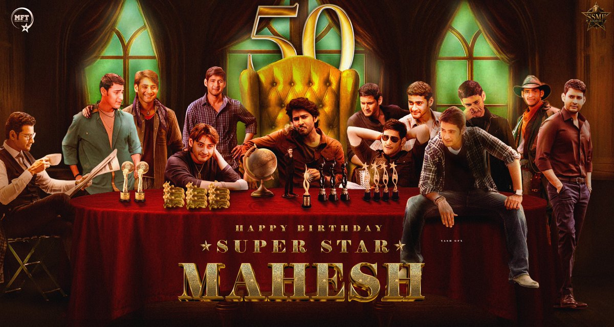 Mahesh Babu Trends ™ (@maheshfantrends) on Twitter photo The actor directors trust.
The star everyone celebrate.
The strength his family cherishes.
The soul who uplifts lives.
Wishing the perfect human Superstar <a href="/urstrulyMahesh/">Mahesh Babu</a> a very happy birthday 🥳🎉♥️
The new era of greatness begins💫
SSMB CELEBRATES GOLDEN YEAR The actor directors trust.
The star everyone celebrate.
The strength his family cherishes.
The soul who uplifts lives.
Wishing the perfect human Superstar <a href="/urstrulyMahesh/">Mahesh Babu</a> a very happy birthday 🥳🎉♥️
The new era of greatness begins💫
SSMB CELEBRATES GOLDEN YEAR