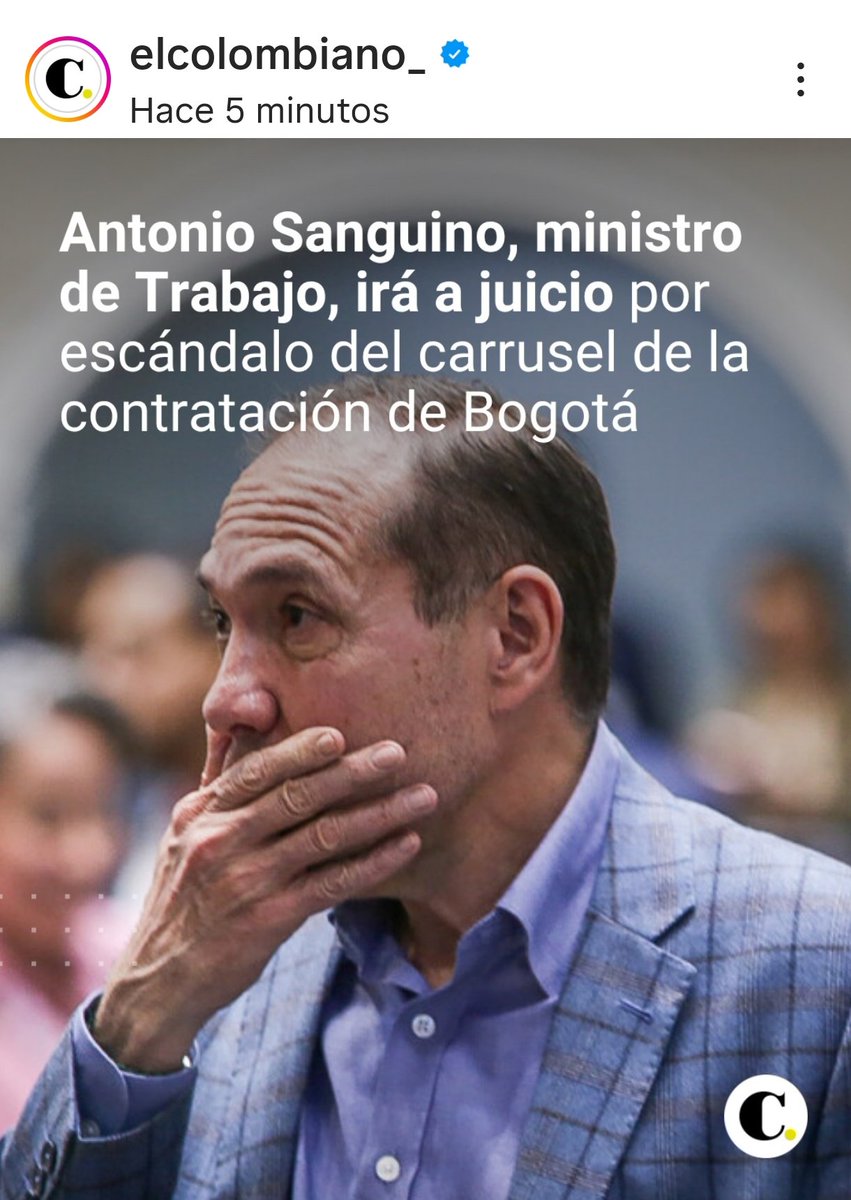 Para ser del gobierno Petro hay que tener prontuario. Ojalá no se vuele.