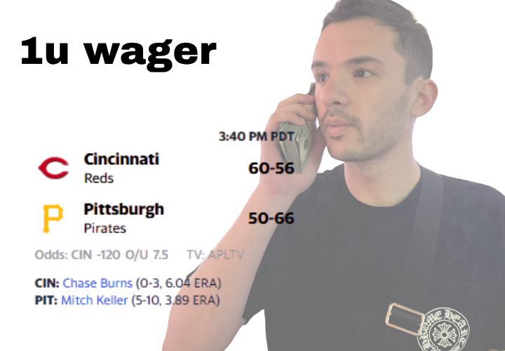 cblezbets's tweet photo. FIRST BET OF THE DAY IS IN REDS/PIRATES

Like + retweet and I'll send it to you FOR FREE ❤️
(must be following @cblezbets)