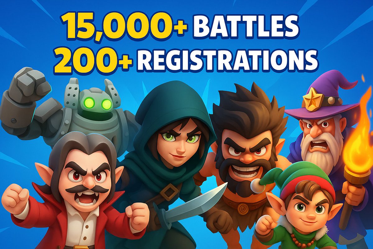 DanemarkBP (@danemarkbp) on Twitter photo ๐ฐ Coin Royale is on fire!
๐ฅ 15,000+ battles fought
โก 200+ warriors joined the arena
And weโre just getting startedโฆ
๐ NFT & Chest Giveaway is STILL LIVE!
๐ Winners revealed this Monday โ donโt miss your chance!
๐ฏ Play now: CoinRoyale.online
Build on the <a href="/XPRNetwork/">XPR Network</a> ๐ฐ Coin Royale is on fire!
๐ฅ 15,000+ battles fought
โก 200+ warriors joined the arena
And weโre just getting startedโฆ
๐ NFT & Chest Giveaway is STILL LIVE!
๐ Winners revealed this Monday โ donโt miss your chance!
๐ฏ Play now: CoinRoyale.online
Build on the <a href="/XPRNetwork/">XPR Network</a>