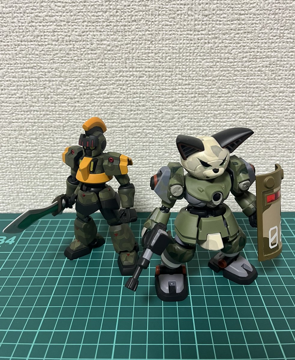Nira_L_nie's tweet photo. #ダンボール戦機 #LBX
#みどりの日

迷彩機 https://t.co/NNZlBfroAX