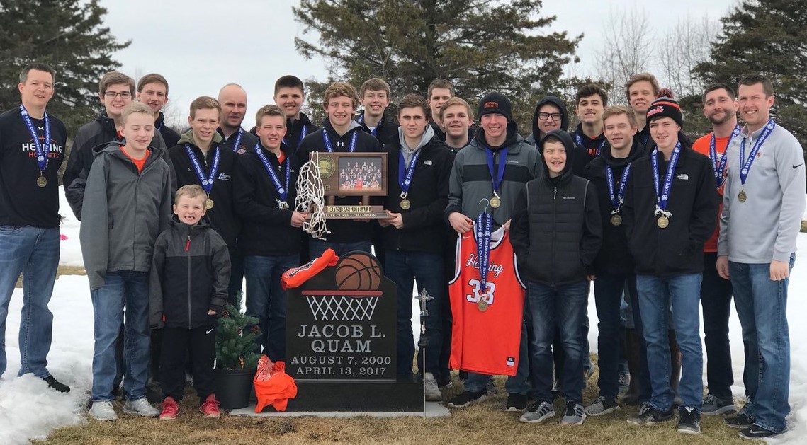 Here's the final installment of my Favorite 15...

John’s Journal Favorite 15: Henning’s State Champions Will Gather Again For Jacob.

From 2019: As Hornets Remembered Teammate, They Were An Easy Team To Cheer For. 

mshsl.org/about/news/joh…