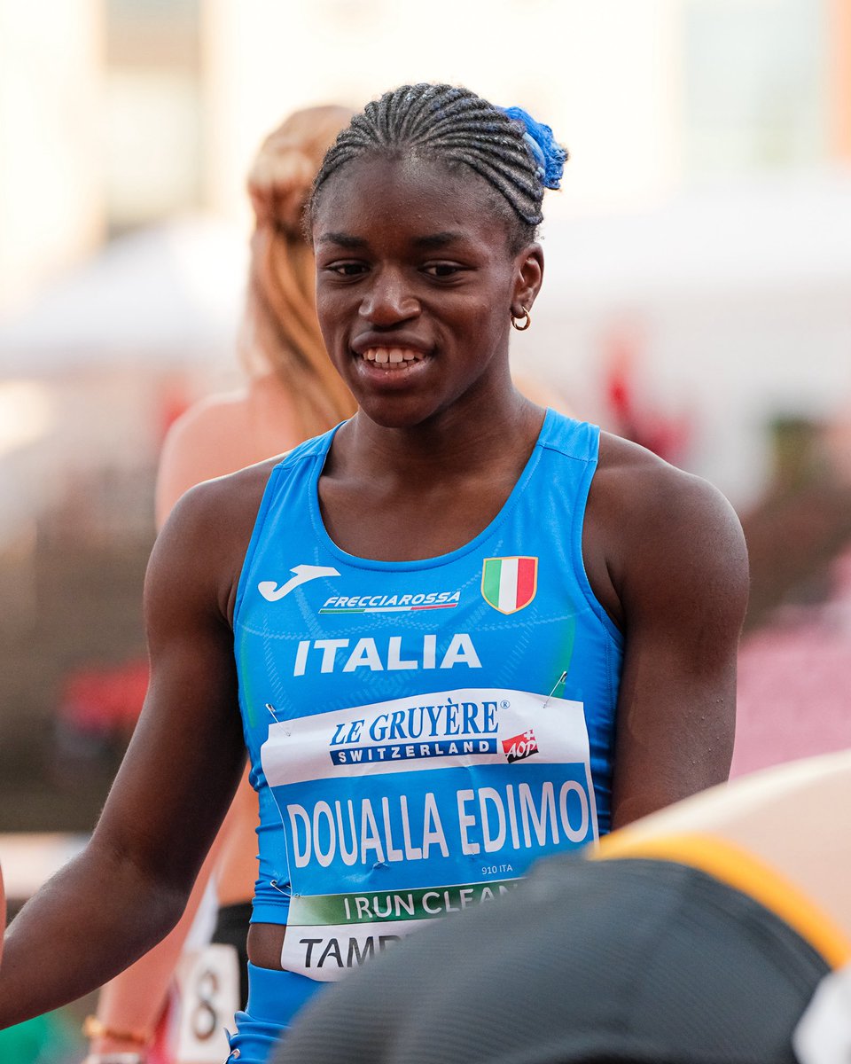 🔥 DOUALLA CAMPIONESSA EUROPEA U20 A 15 ANNI #Tampere2025

11.22 nei 100 metri per Kelly, impresa a Tampere!  

🔴🎥 DIRETTA TV su RaiSport

Ph. Grana/FIDAL

#atleticaitaliana
