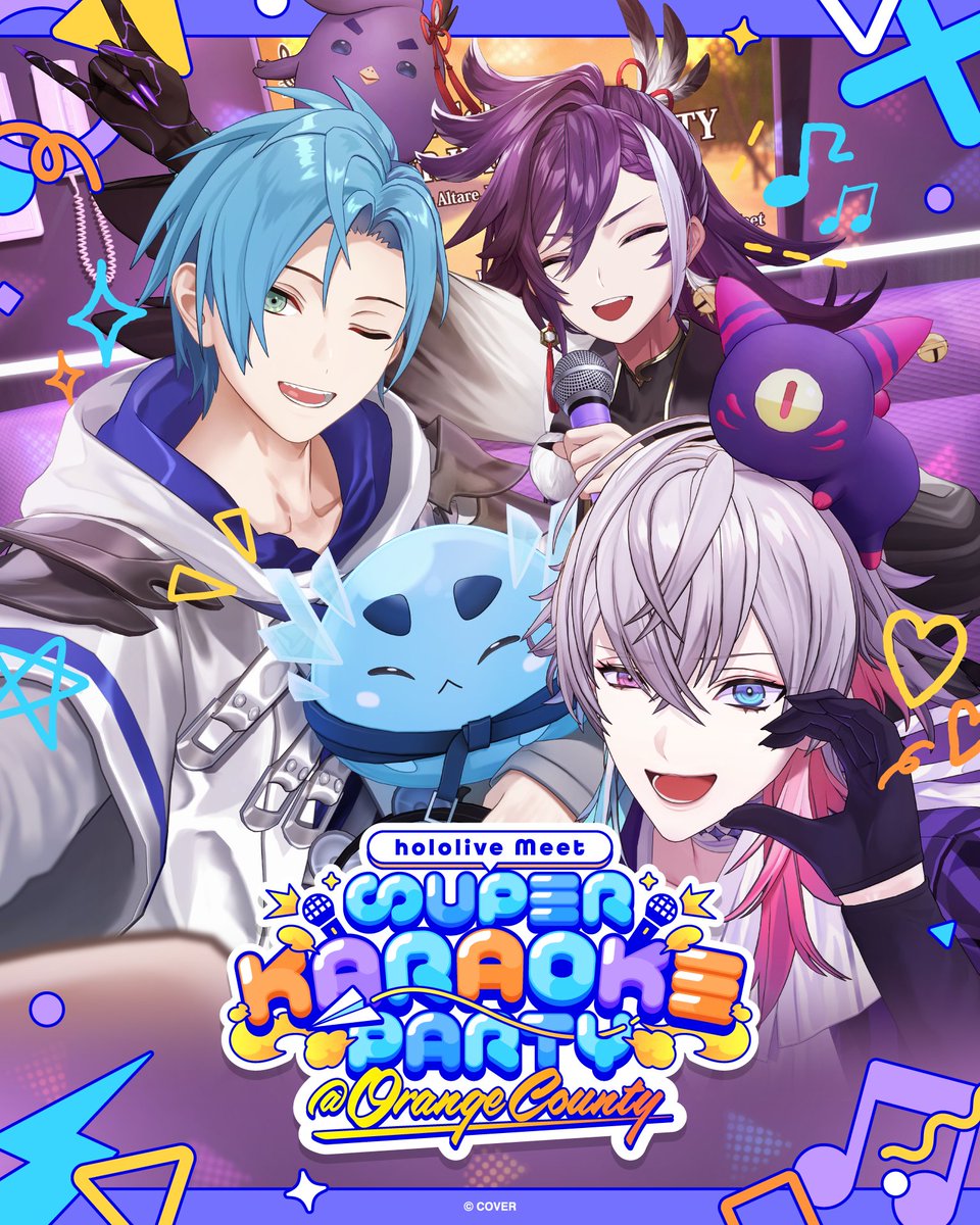 ANIME Impulse™ | アニメ インパルス (@animeimpulse) on Twitter photo 🎤 KEY VISUAL REVEAL 🎤
Let's get ready to party with <a href="/regisaltare/">Regis Altare 🎇 HOLOSTARS EN</a>, <a href="/gavisbettel/">Gavis Bettel🎩HOLOSTARS EN</a>, & <a href="/banzoinhakka/">Banzoin Hakka🔅HOLOSTARS EN</a>! They'll be at our <a href="/HOLOSTARSen/">HOLOSTARS (English)</a> Super Karaoke Party at #ANIMEImpulseOC2025! 🎇🎩🔅
So get your penlights ready and catch them in 3D on 8/30!
🎫: animeimpulse.com/holostars 🎤 KEY VISUAL REVEAL 🎤
Let's get ready to party with <a href="/regisaltare/">Regis Altare 🎇 HOLOSTARS EN</a>, <a href="/gavisbettel/">Gavis Bettel🎩HOLOSTARS EN</a>, & <a href="/banzoinhakka/">Banzoin Hakka🔅HOLOSTARS EN</a>! They'll be at our <a href="/HOLOSTARSen/">HOLOSTARS (English)</a> Super Karaoke Party at #ANIMEImpulseOC2025! 🎇🎩🔅
So get your penlights ready and catch them in 3D on 8/30!
🎫: animeimpulse.com/holostars