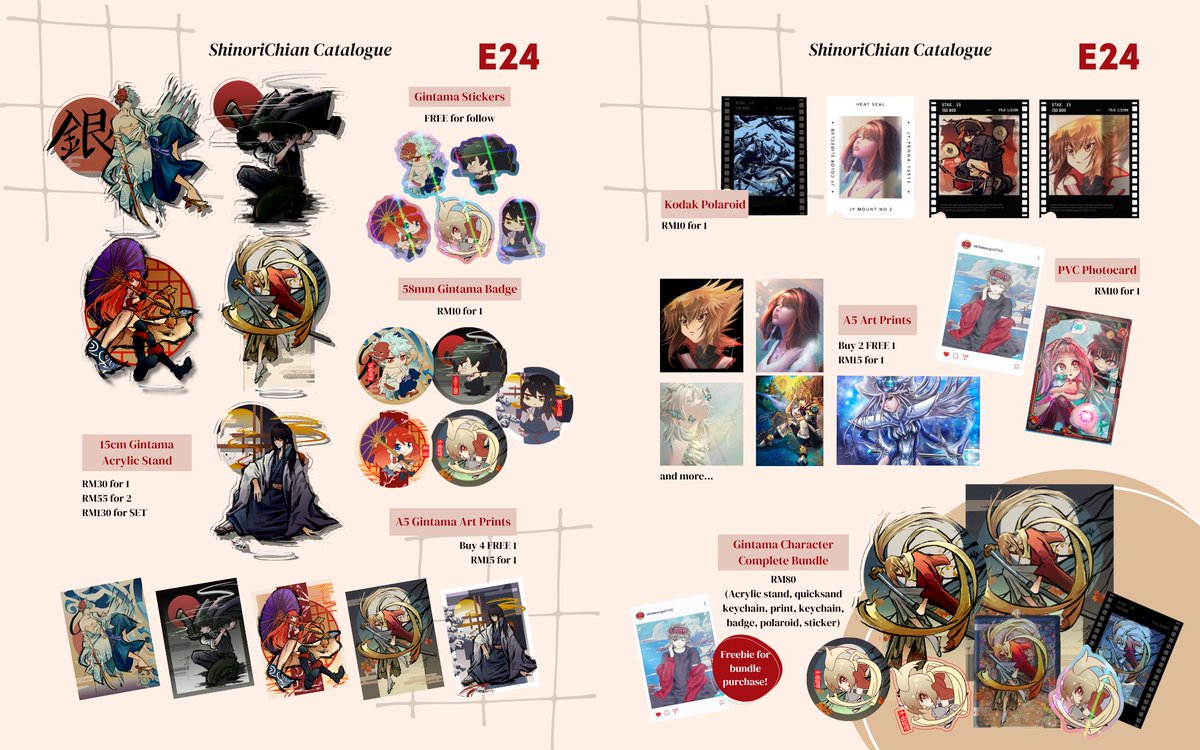 ShinoriChian's tweet photo. ✨Catalogue is up for @animangaki ~ #digimon and #gintama fans gather! 🔥 I will be boothing with @glk_sier again for #AMG2025
Come visit us at E24 | Tensai Sakaban-ban 🐳
Preorder OPEN ✅

#digimonadventure #デジモン #デジモンアドベンチャー #数码宝贝 #銀魂 #animangaki https://t.co/bLhJH86gbq