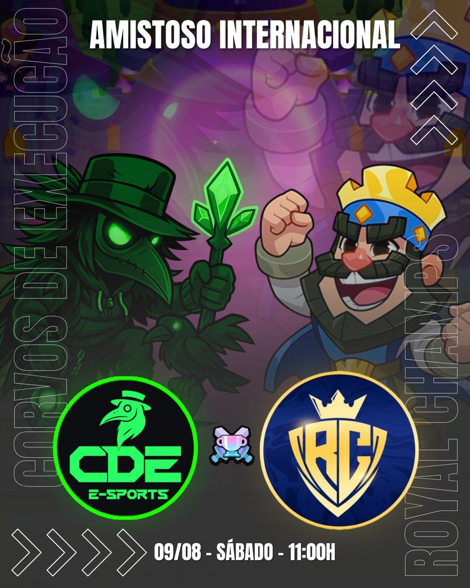 Royal_ChampS_'s tweet image. Another exhibition scrim tomorrow with our friends from @CDE_SB streamed by @TheyComingCoC 

📅August 9
⏰10am 🇺🇸 / 11am 🇧🇷 / 4pm 🇧🇪🇳🇴 / 5pm 🇮🇱 / 7:30pm 🇮🇳 / 10pm 🇹🇼

#GoRC