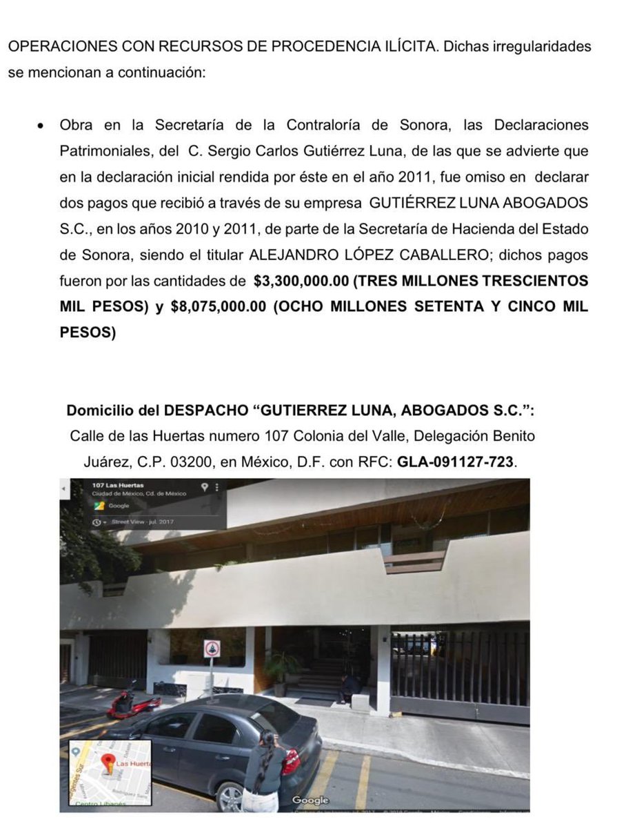 moviendoideas's tweet image. #CírculoDePODER ⭕️ |  Qué eficiente fue Sergio Gutiérrez Luna (@Sergeluna_S) cuando era funcionario en #Sonora:
– Autorizó un pago por $3.3 millones
– Luego otro por $8.075 millones

💼💸 ¿El beneficiario?
Su propio despacho: Gutiérrez Luna Abogados.