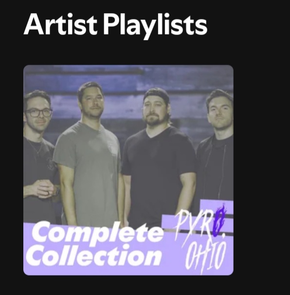 This new playlist is live! It will, of course, be updated when our forthcoming EP drops.