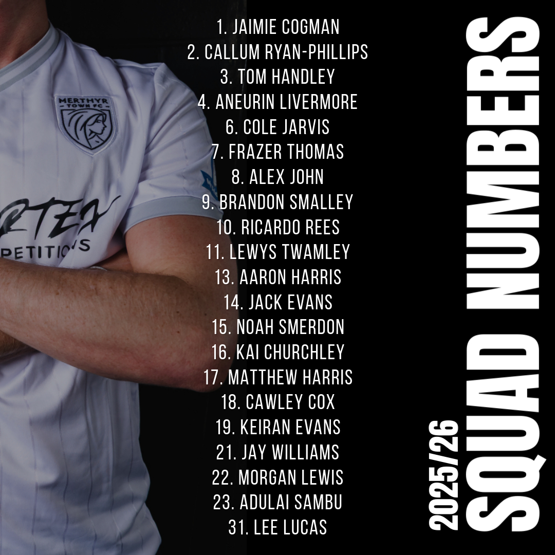 🔢 2025/26 Squad Numbers : 𝗟𝗢𝗖𝗞𝗘𝗗 𝗜𝗡

#OurTownOurClub
