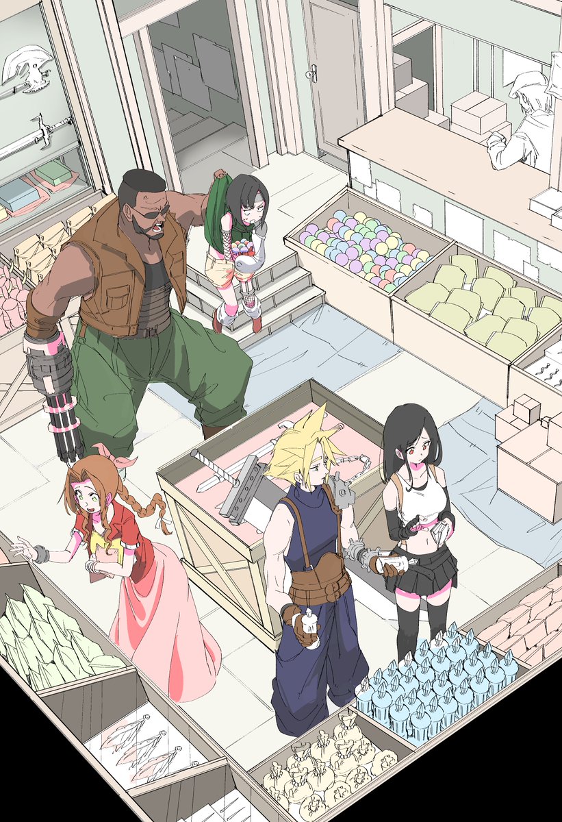 VideoArtGame's tweet image. Fan art | Final Fantasy VII

Artist: uraya_1675