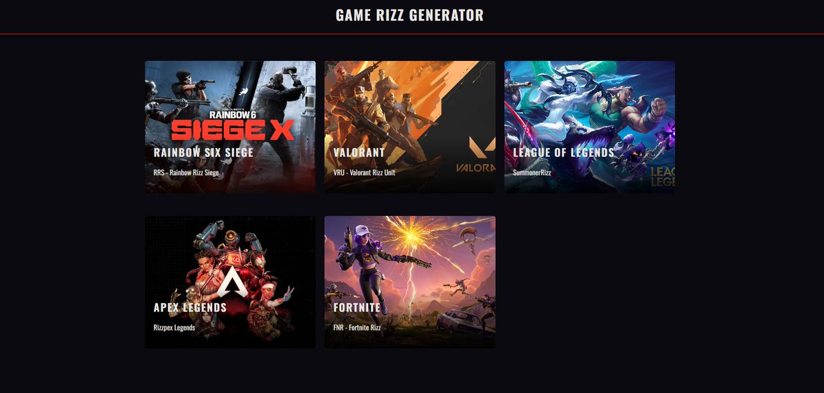 Fancy Pixel ๐ธ๐ฉ (@fancypixel_) on Twitter photo Added Fortnite and Apex legends as requested๐ซก
๐fancypixel-codes.github.io/GameRizzGeneraโฆ Added Fortnite and Apex legends as requested๐ซก
๐fancypixel-codes.github.io/GameRizzGeneraโฆ