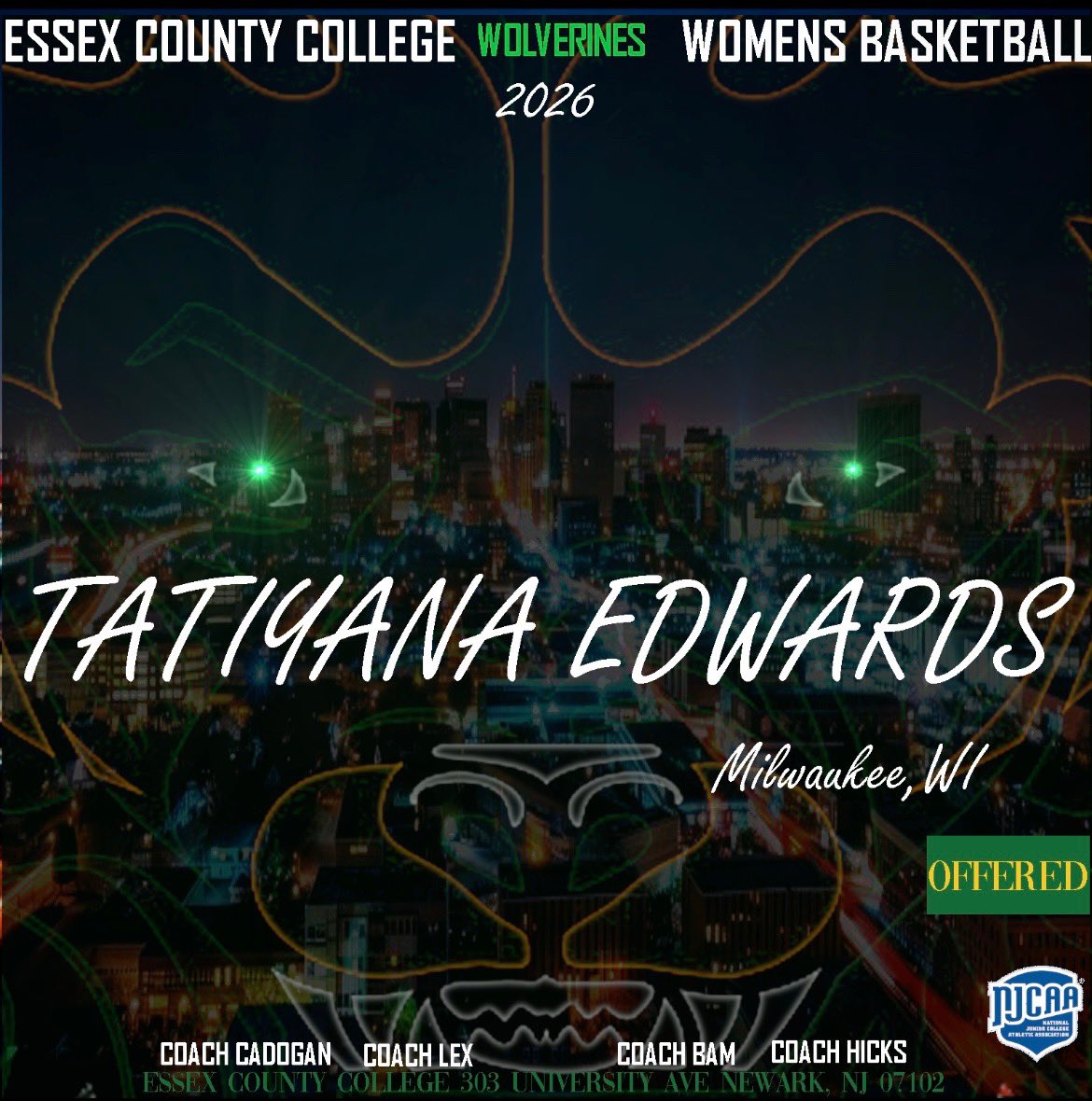 tatiyanae35's tweet photo. Thank You God 🙏 Blessed to announce my second offer to continue my basketball journey at Essex Community College in Newark, NJ! So grateful for the opportunity and excited for what’s ahead. 🏀💙 #SecondOffer #Blessed #GrindContinues https://t.co/tUprTCIiOu