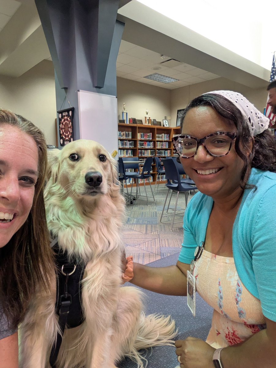 Best day ever! #lovethedog <a href="/Creekside_CCS/">Creekside Middle School</a>