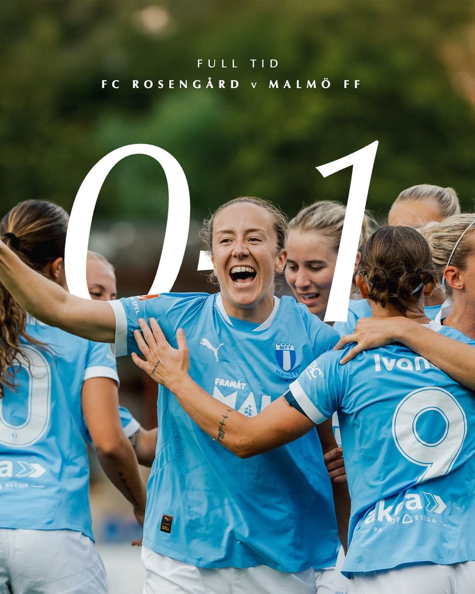 Malmö är himmelsblått.