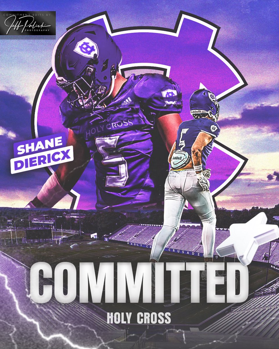 Shane Diericx (@shanediericx) on Twitter photo COMMITTED. ✝️ <a href="/HCrossFB/">Holy Cross Football</a>
I want to thank my family, coaches, and everyone else who has helped me get to this point. Go Cross Go!
<a href="/Coach_JWalsh/">Jimmy Walsh</a> <a href="/CoachVaganek/">Brian Vaganek</a> <a href="/CoachDanCurran/">Dan Curran</a> <a href="/wnfalconfb/">WN Falcon Football ⚡️</a> <a href="/EDGYTIM/">Timothy “EDGYTIM” OHalloran</a> <a href="/rdansdill10/">Ross Dansdill</a> COMMITTED. ✝️ <a href="/HCrossFB/">Holy Cross Football</a>
I want to thank my family, coaches, and everyone else who has helped me get to this point. Go Cross Go!
<a href="/Coach_JWalsh/">Jimmy Walsh</a> <a href="/CoachVaganek/">Brian Vaganek</a> <a href="/CoachDanCurran/">Dan Curran</a> <a href="/wnfalconfb/">WN Falcon Football ⚡️</a> <a href="/EDGYTIM/">Timothy “EDGYTIM” OHalloran</a> <a href="/rdansdill10/">Ross Dansdill</a>