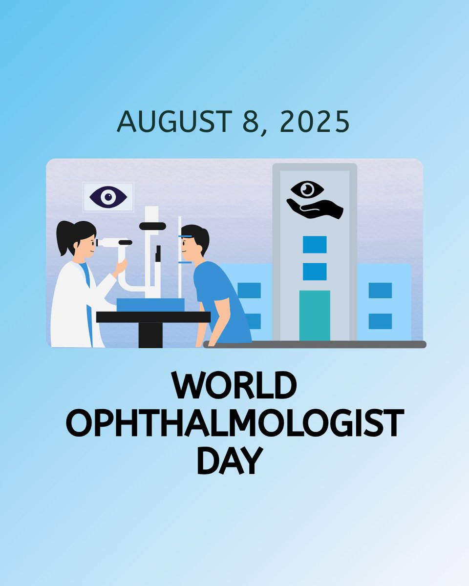 Honoring the dedication and expertise of #ophthalmologists worldwide who work tirelessly to preserve and restore #vision. Your commitment to #eyehealth makes a lasting impact every day. Happy World Ophthalmologist Day!

#Ophthalmology360 #WorldOphthalmologistDay