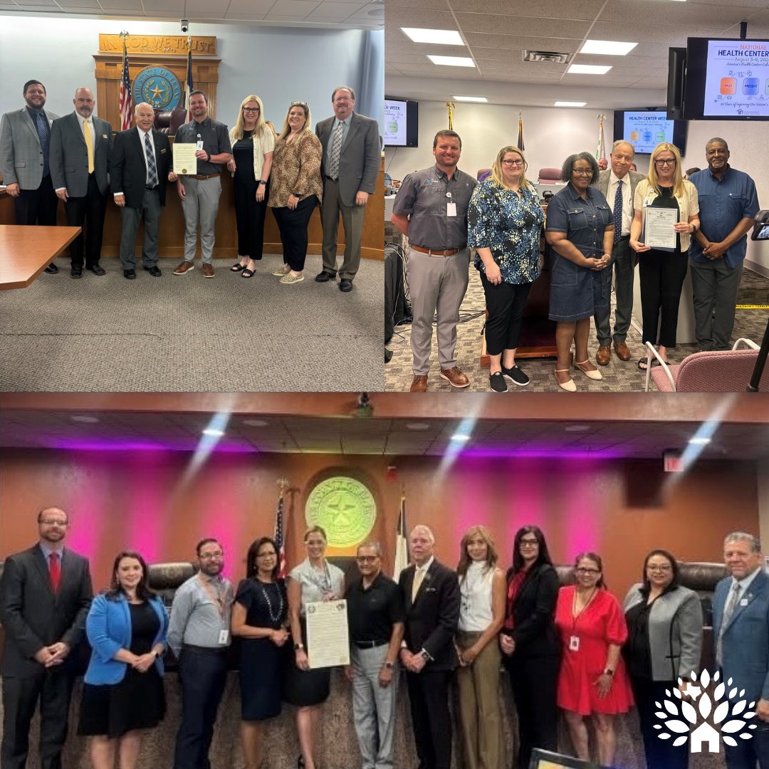 🏛️ From the Texas Governor’s Office to city halls and county courthouses across the Lone Star State, leaders are showing their support for Texas CHCs! Proclamations have been issued statewide in honor of National Health Center Week 2025, recognizing the vital role community