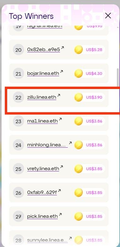 JannatulF7303's tweet photo. Wow, awesome,
I'm a winner.
I spin regularly. https://t.co/vBdniAYTyD
Thanks
TrickBD Community
@TSaiful333
@LineaBuild #lineahub $linea https://t.co/KZtHZ2fWgY