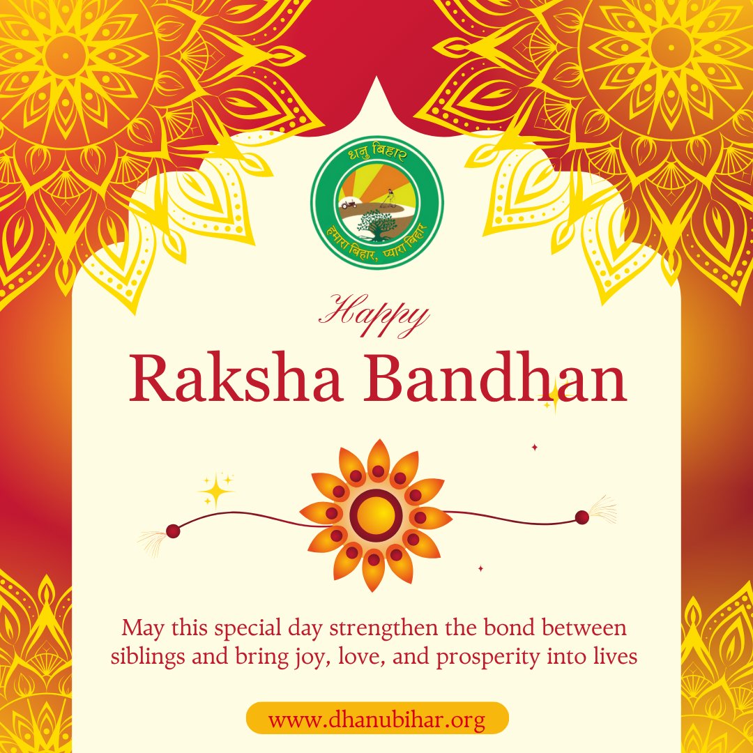 This Raksha Bandhan, Let’s Celebrate the True Spirit of Protection and Care! 🌸

🌐 dhanubihar.org

#DhanuBiharTrust #TieTheBondOfHope #CelebrateCompassion #GiveHope #rakshabandhan #rakhi #rakshabandhanspecial #brothersisterlove #rakhispecial #love #rakhigifts #brother
