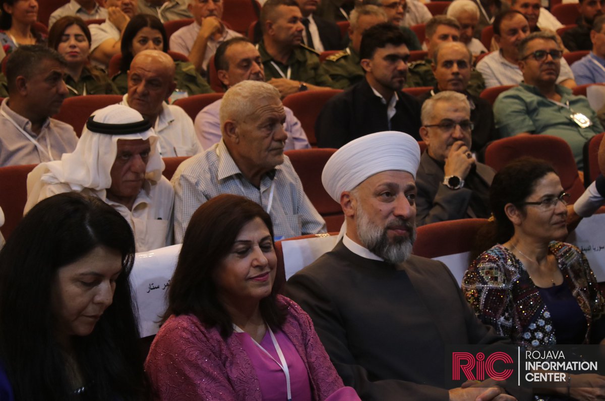 Today, a conference was held in Heseke under the banner “Together for Diversity that Strengthens Our Unity - Through Partnership We Build Our Future”

The conference stressed the desire for a decentralized Syria in order to best serve the diverse components of the country.