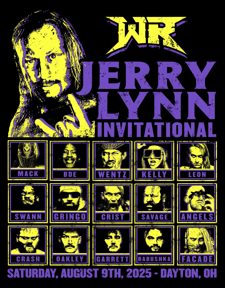 1 DAY AWAY!

This Saturday // Dayton, OH
Jerry Lynn Invitational
#RevolverJERRY
LIVE on <a href="/Triller_TV/">TrillerTV</a>+

🎟️ RevolverTickets.com
📺 trillertv.com/channel/wrestl…
_______

2 SHOWS - 1 DAY
- Session 1: 3pmET
- Session 2: 8pmET