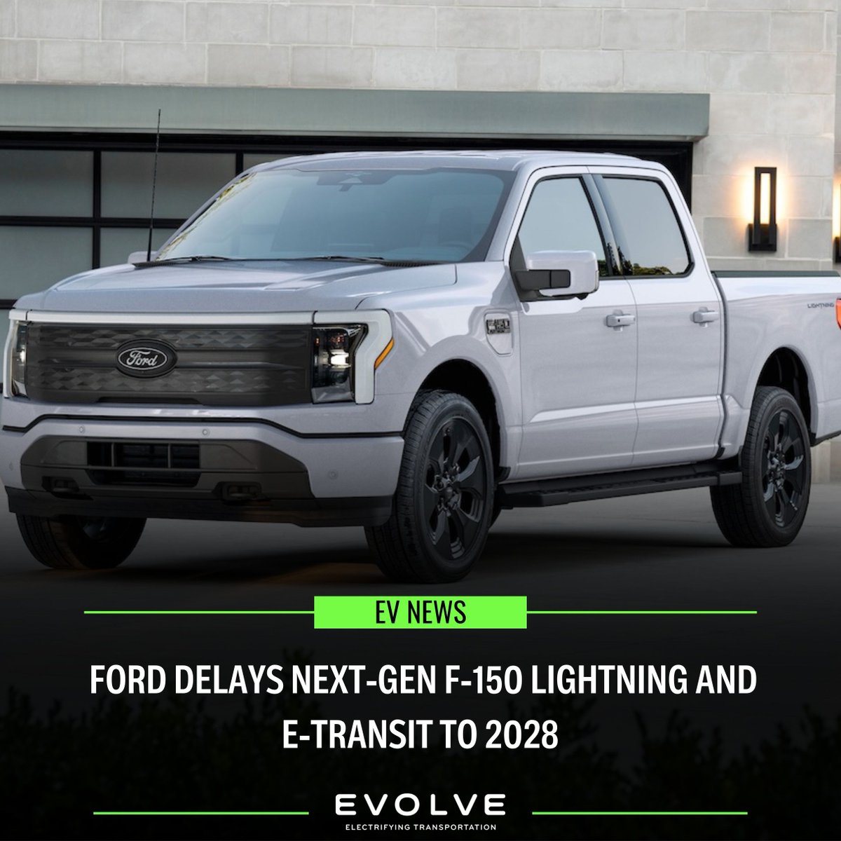 Ford delays its next-gen F-150 Lightning &amp; E-Transit EVs to 2028. Citing shifting market conditions, Ford will focus on affordable EVs like a compact crossover and low-cost truck by 2027. Current models will stay in production.
🔗 evolvehouston.org
#EV #Ford #Sustainability