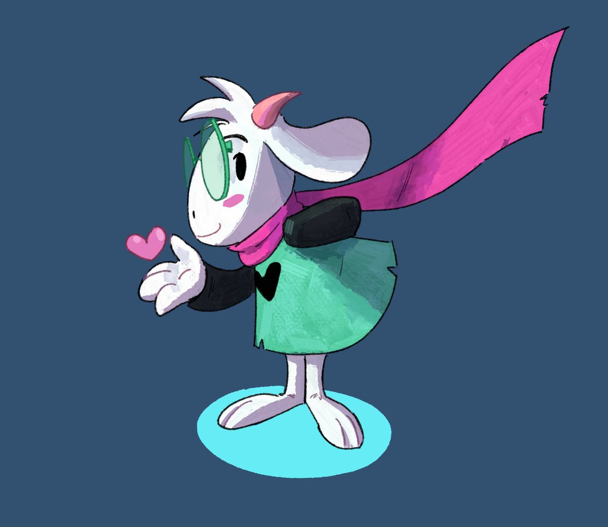 Managres's tweet image. Ralsei xddd