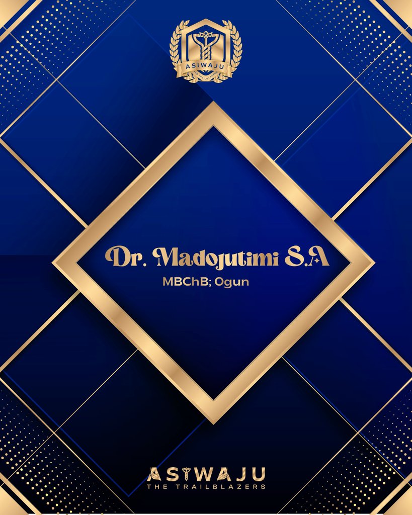 DrMadojutimi's tweet image. Allow me to re-introduce myself: 
Dr. MADOJUTIMI S.A🚀
MBChB(OGUN)🥰
God did after 8 freeking years🥰❤️
Alhamdulillah 🥶