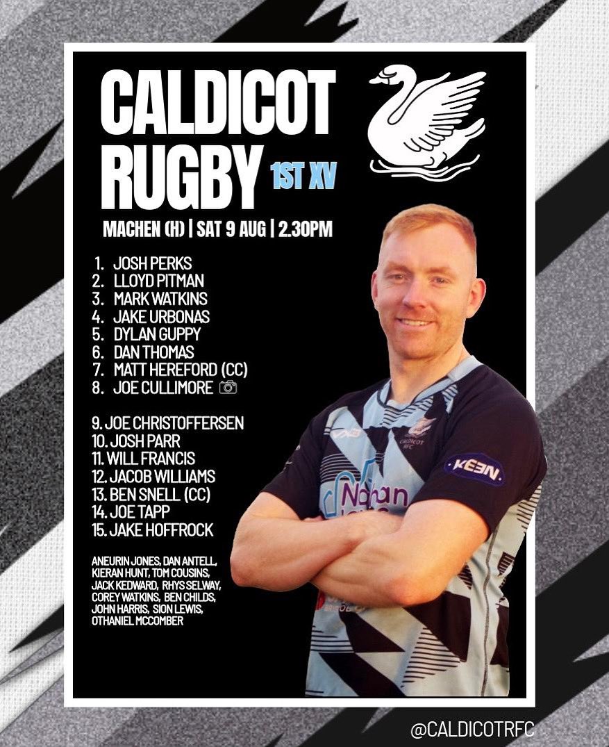 And just like that… we’re back! 🥳

🆚 Machen RFC 
📍 Longfellow Road, Caldicot
📆 Saturday 9 August (tomorrow)
⏰ 2:30pm kick-off

Come down and cheer on the boys for the first time in 25/26! 🗣️