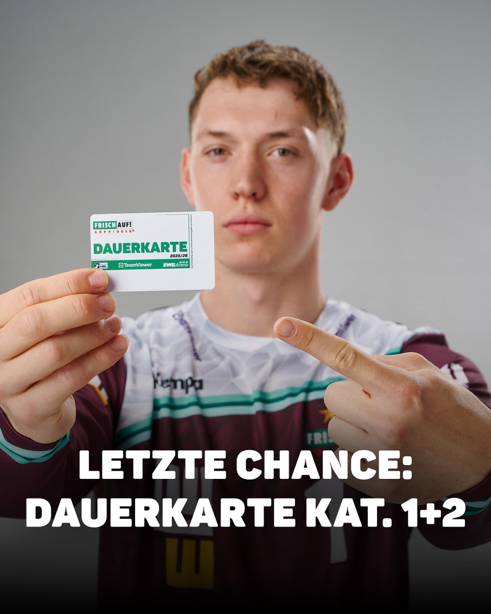 Nur noch heute: Die besten Plätze auf der Längsseite exklusiv als Dauerkarte.
Morgen gehen die Tickets in den freien Verkauf.
 💳 Jetzt Dauerkarte sichern: bit.ly/fadk2526