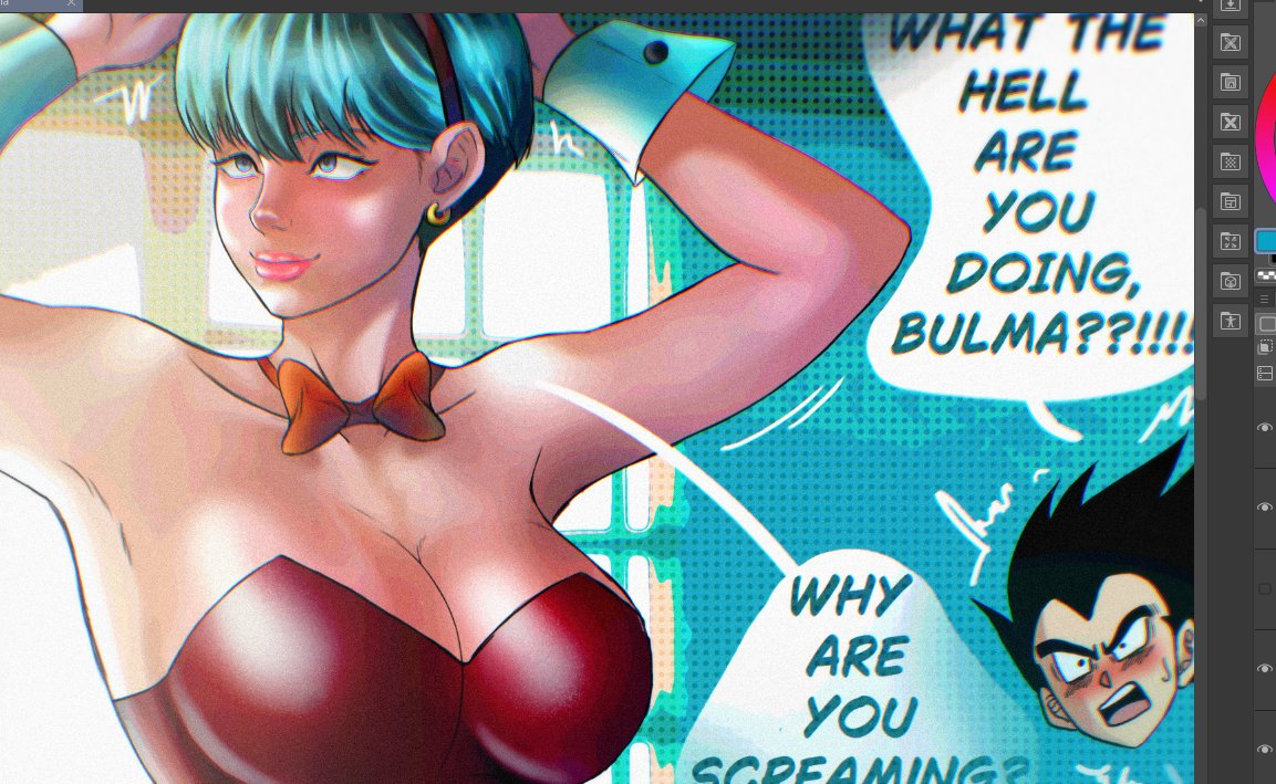 Damn, Bunny Bulma looks fine! (Commission)✨
