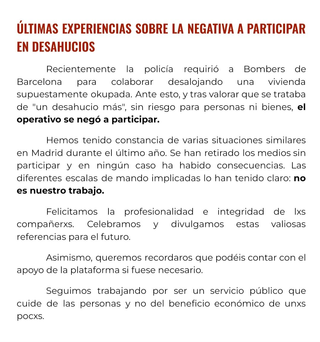 🔴 Últimas experiencias sobre la negativa a participar en desahucios
