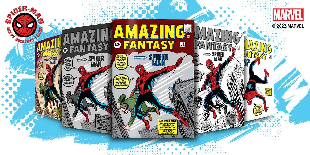 VeVe | Digital Collectibles (@veve_official) on Twitter photo ANNIVERSARY: THE FIRST APPEARANCE of SPIDER-MAN comic on VeVe!
<a href="/Marvel/">Marvel Entertainment</a>'s AMAZING FANTASY #15 dropped on VeVe August 8th 2022, three years ago today! 🎉
The first appearance of the Amazing Spider-Man! When young Peter Parker gains remarkable abilities from a radioactive spider, ANNIVERSARY: THE FIRST APPEARANCE of SPIDER-MAN comic on VeVe!
<a href="/Marvel/">Marvel Entertainment</a>'s AMAZING FANTASY #15 dropped on VeVe August 8th 2022, three years ago today! 🎉
The first appearance of the Amazing Spider-Man! When young Peter Parker gains remarkable abilities from a radioactive spider,