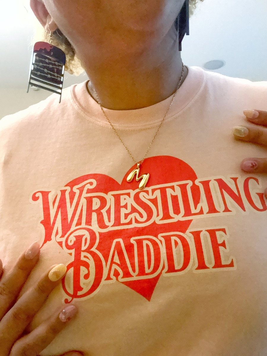 wwdcast's tweet photo. Once upon a time, a wrestling baddie chose style and slams. 

Modeled by @MikaylaMortimer of @MikKnacks &amp; @tagteamtwinning, this drop is for those who turn wrestling events into fashion moments. Live happily ever after in style.

🔗 https://t.co/N6F4kPZgdN https://t.co/I3fLGC0fHX