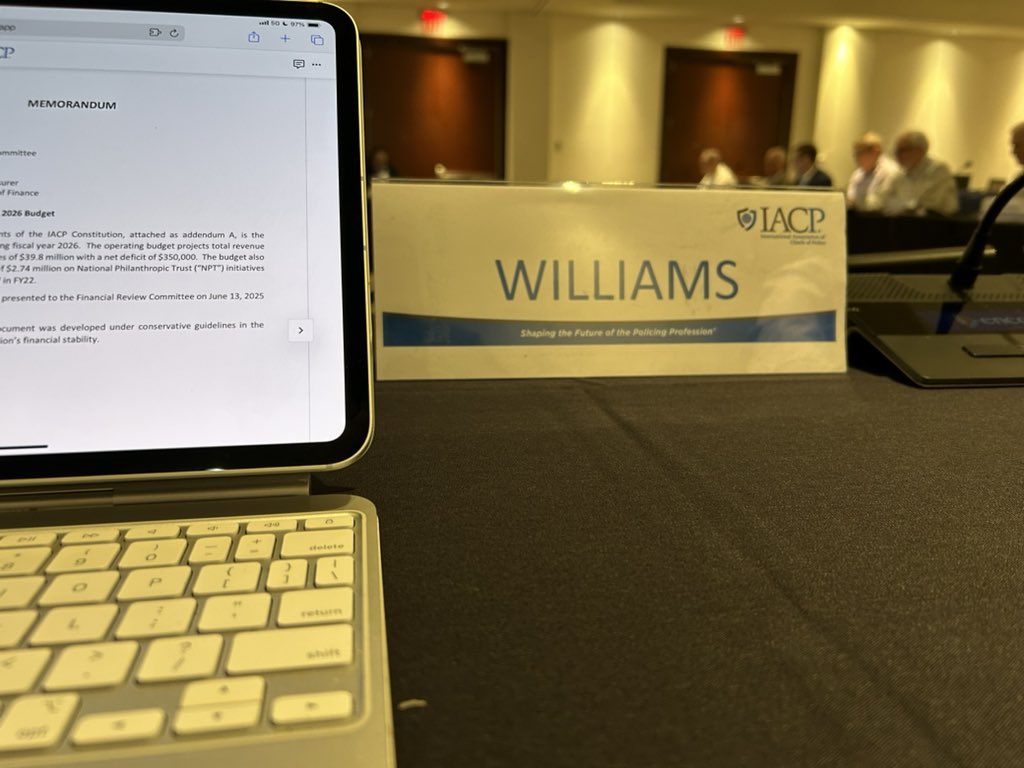 Putting in work with <a href="/TheIACP/">The IACP</a> this week during our meetings in Canada.