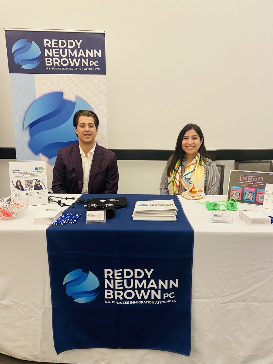 Reddy Neumann Brown PC was honored with the opportunity to exhibit at this years Austin SHRM Annual Conference. Partners Krystal Alanis and Ryan Wilck got the chance to connect with many Human Resource Professionals. We are thankful to be able to take part in this year's