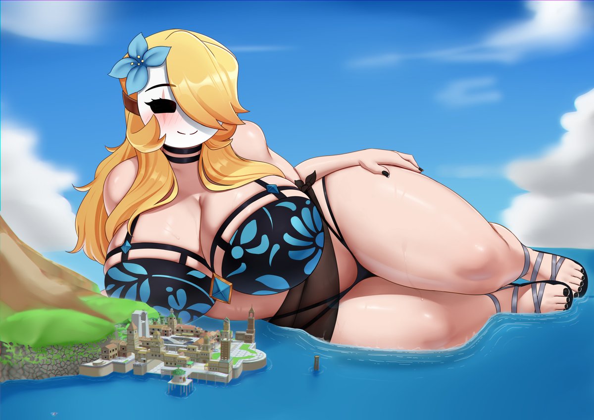 🏝️You've made it to the weekend! Time to relax and take in the beautiful sights. . . (I hope you guys know what I'm talking about) #Shygal 
Incredible 🎨by <a href="/yuulis027/">yuulis</a>