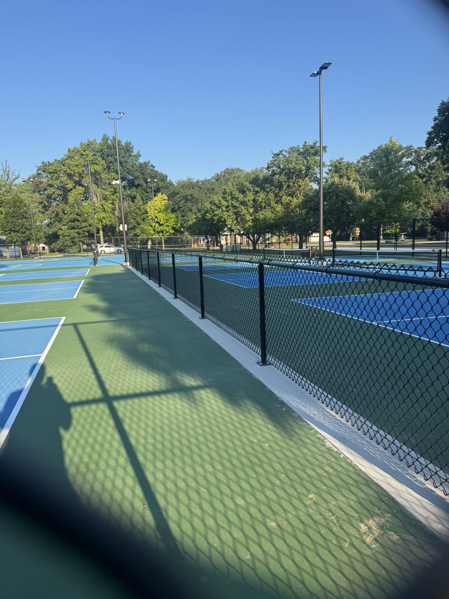Good time on National Pickleball Day to thank everyone for their time and contributions to make these new basketball, tennis and pickleball courts something to be proud of!  Last installation of the short fence in the middle of the pickleball courts was completed this week!