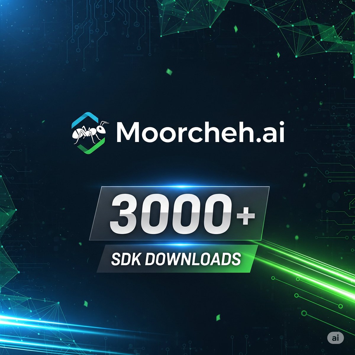 Tara_Khani's tweet photo. Exciting news! 🎉 @moorcheh_ai has surpassed 3000 SDK downloads in @github, a milestone driven by both #developers and #AiAgent
Our #OpenSource community tier built for a powerful #VectorSearch, #HybridSearch and #GraphSearch helping the community build more accurate #RAG & #Ai https://t.co/U4ut0dWAv6