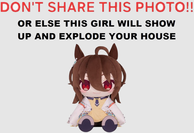 giant tachyon plushie how i love you