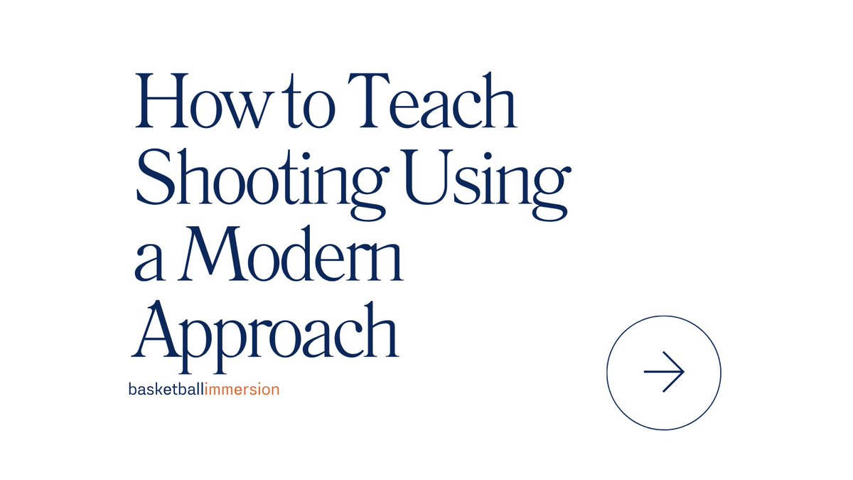 Rethinking How We Teach Shooting to Beginners

Most coaches start with form.

We start with outcomes, intention, and variability.
Here’s a modern approach to developing shooters.

A thread. 🧵