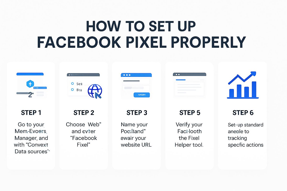 JulkerNaeen's tweet photo. Want to maximize your Facebook Ads ROI?
Set up your Facebook Pixel correctly:
1. Create Pixel in Events Manager
2. Install on your site
3. Test with Pixel Helper
4. Track events
#FacebookPixel #MetaAds #DigitalMarketing #AdStrategy #ConversionTracking #MarketingTips #SocialMedia https://t.co/y0rpYdKNEC