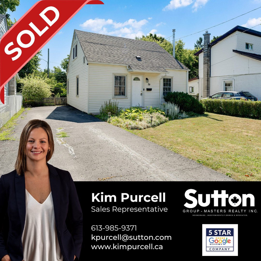 We only had 10 days to sell their home to secure their next place and we did it! Congrats Sarah and David, 39 Lorne is SOLD

Kim Purcell - Kingston Real Estate Agent
Sutton Group Masters Realty Inc., Brokerage

#kingstonrealestate #ygkhomesforsale #suttongroup #ygkrealtor