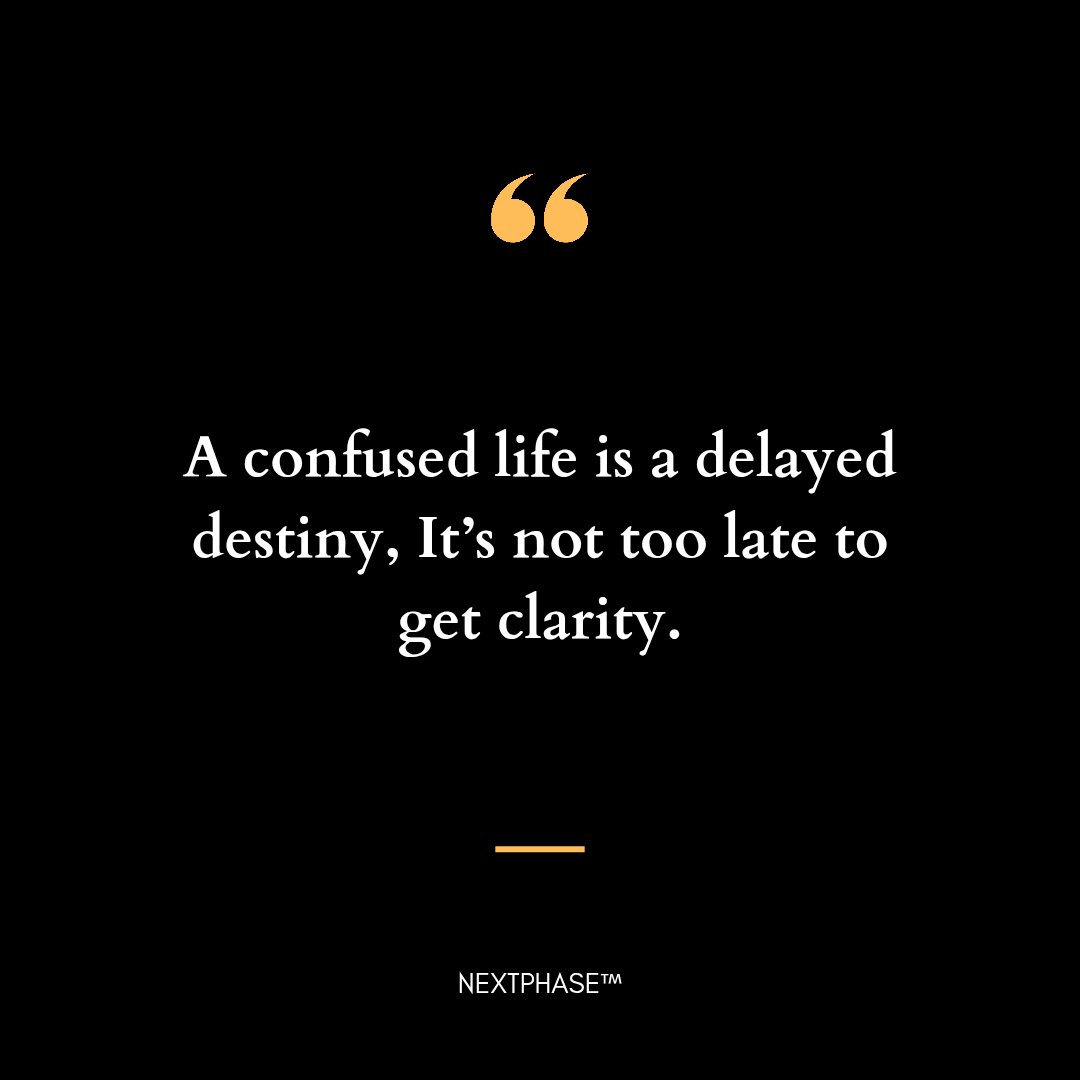 xNextphase's tweet image. Stuck in a fog? Confusion kills productivity and keeps you from building what you deserve.

A confused mind says no to opportunities. Clarity isn&apos;t having all the answers—it&apos;s knowing where you&apos;re headed.

#ClarityIsKey #NextPhase #GetSharp