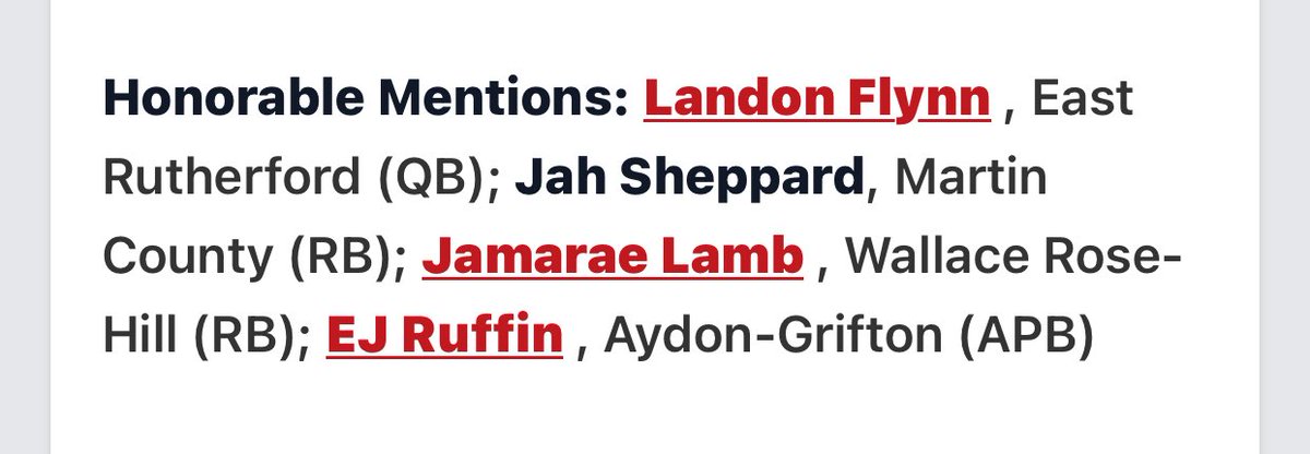 ERHS Cavalier Football (@cavalier_fb) on Twitter photo 🏈 2025 <a href="/PrepRedzone/">Prep Redzone 🏈</a> Pre-Season NCHSAA 3A All-State Selections:
🔥 1st Team Offense:
#21 Brandon Pinkerton – RB
#64 Alton Freeman – LT
🔥 1st Team Defense:
#22 Jason Arrowood – DE
💪 Hon. Mention:
#12 Landon Flynn – QB 🏈 2025 <a href="/PrepRedzone/">Prep Redzone 🏈</a> Pre-Season NCHSAA 3A All-State Selections:
🔥 1st Team Offense:
#21 Brandon Pinkerton – RB
#64 Alton Freeman – LT
🔥 1st Team Defense:
#22 Jason Arrowood – DE
💪 Hon. Mention:
#12 Landon Flynn – QB